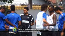 Santos segue preparação para maratona de jogos
