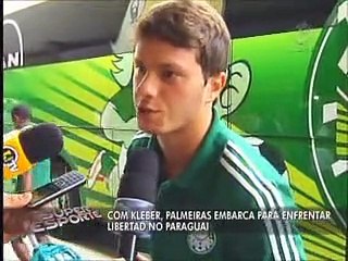 Palmeiras embarca para Assunção com Kleber e Maikon Leite