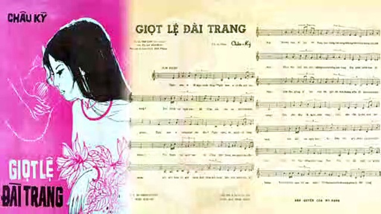 Giọt Lệ Đài Trang (Châu Kỳ) Chế Linh Pre 1975