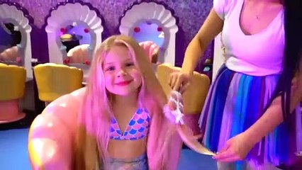 Diana turned into a Little Mermaid Princess