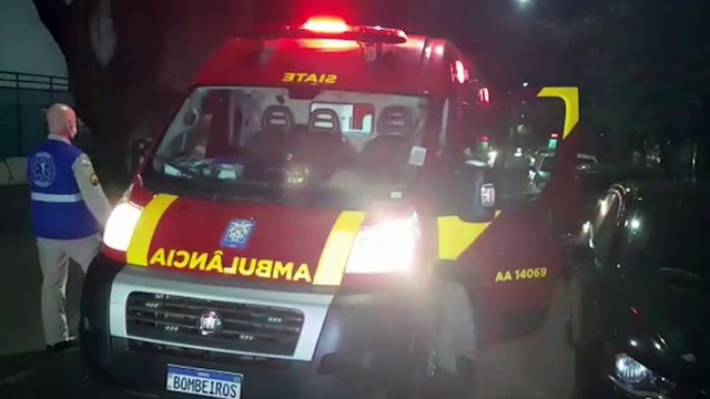 Bombeiros atendem vítima de agressão no Centro de Cascavel