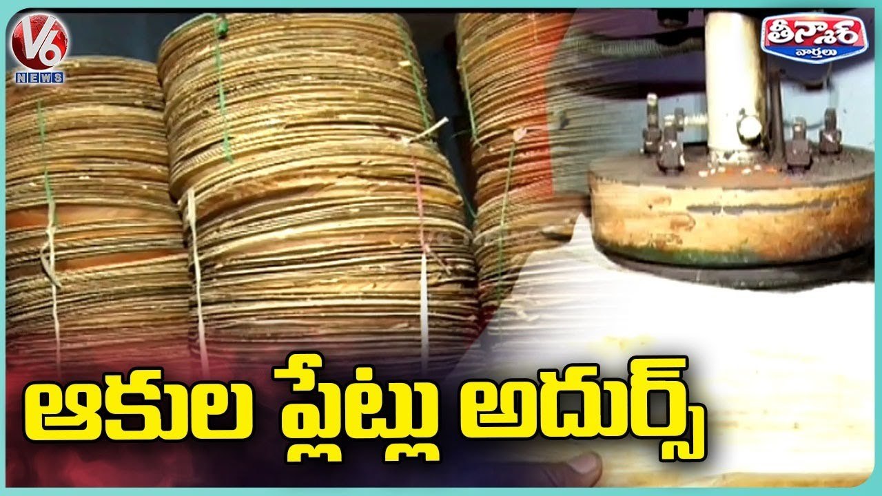 Youth Unique Idea, Made Eco Friendly Disposable Plates For Destroying Plastic _ V6 Weekend Teenmaar