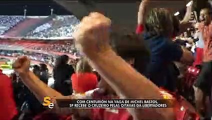 Com dengue, Michel Bastos dá vaga a Centurion entre os titulares