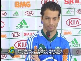 Euforia toma conta dos jogadores palmeirenses