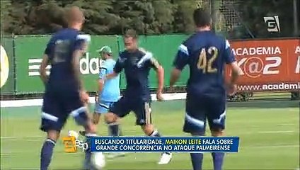 Maikon Leite quer brigar pela titularidade no Palmeiras