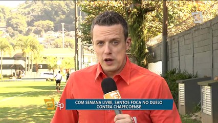 Com semana livre, Santos treina para encarar Chapecoense