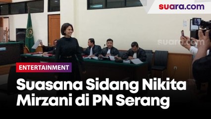 Suasana Sidang Nikita Mirzani di Pengadilan Negeri Serang