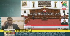 Congresista peruano analiza represión policial y situación del Parlamento