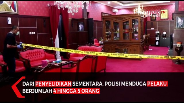 Olah TKP Perampokan Rumah Dinas Wali Kota Blitar, Pelaku Rusak CCTV
