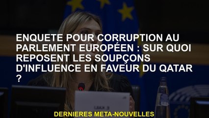 Enquête sur la corruption au Parlement européen: quelles sont les soupçons d'influence en faveur du