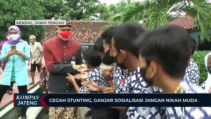 Cegah Stunting, Ganjar Sosialiasasi Jangan Nikah Muda