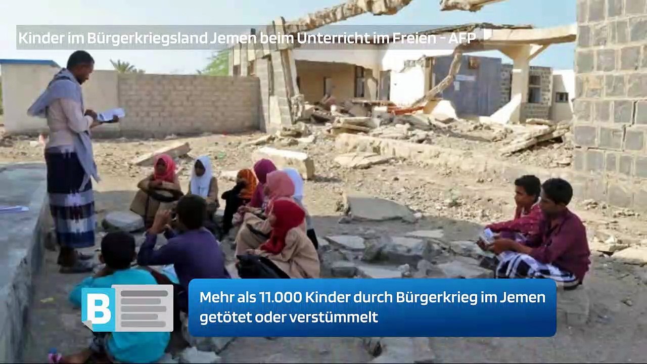 UNO: Mehr als 11.000 Kinder durch Bürgerkrieg im Jemen getötet oder verstümmelt