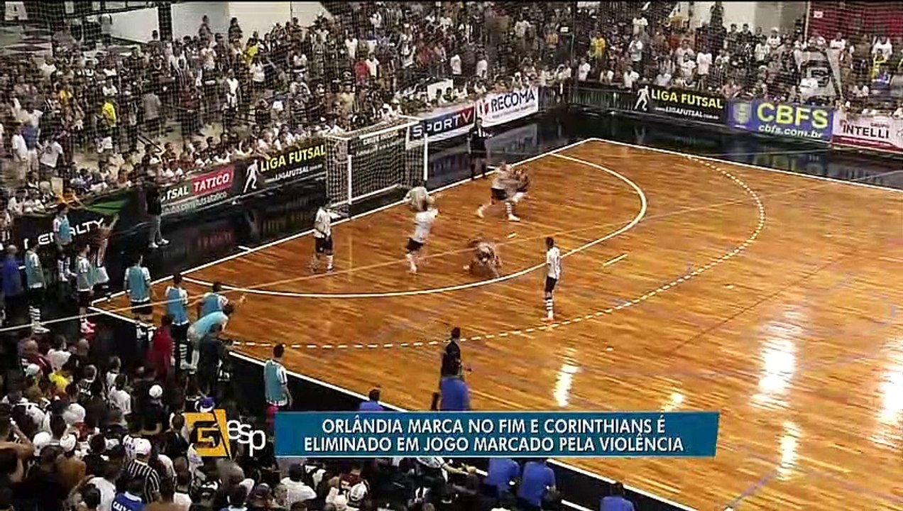 Na Liga Futsal, Corinthians cai para o Orlândia com gol no último segundo da semifinal