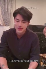 Nine Naphat cười ngại ngùng khi nhắc về chuyện tình yêu