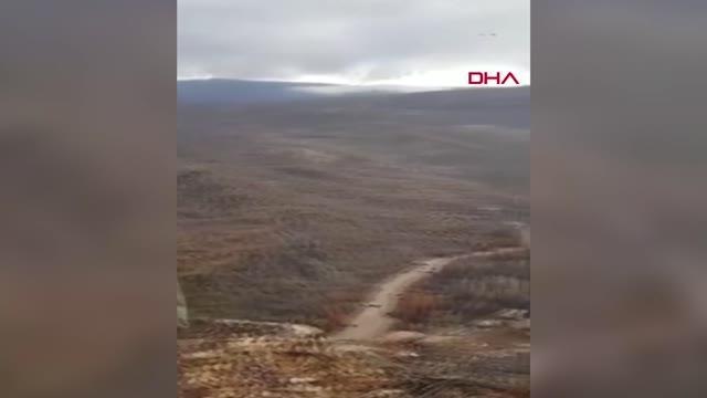 MSB, Irak'ın kuzeyinde 4 teröristin teslim olduğu anlara ilişkin görüntüleri paylaştı