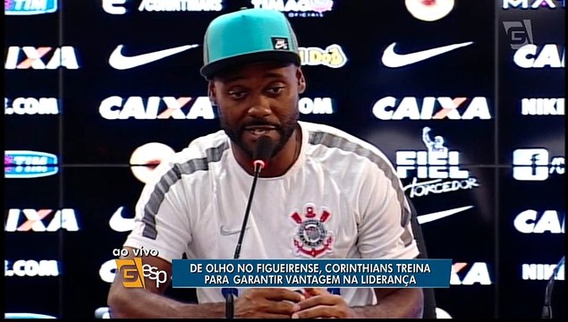 De olho no Figueirense, Corinthians treina para garantir vantagem na liderença