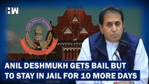 Maharashtra Ex-Home Minister Anil Deshmukh Gets Bail But Won't Come Out of Jail For 10 Days