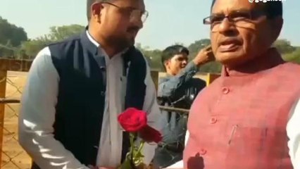 दमोह: मुख्यमंत्री शिवराज सिंह के नगर आगमन पर हुआ भव्य स्वागत