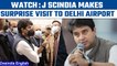 Jyotiraditya Scindia visits Delhi airport T3 for inspection amid congestion | Oneindia News*News