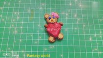 teddy bear-how to make a clay teddy bear-polymer clay-clay
