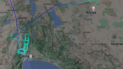 Antalya uçağı, yağıştan etkilendi Konya’ya indi