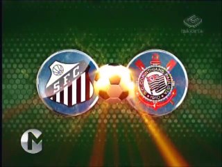Assista aos lances do empate entre Santos e Corinthians