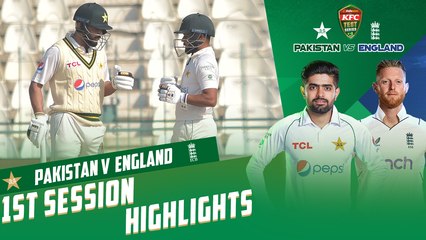 1st Session Highlights | Pakistan vs England | 2nd Test Day 4 | PCB | MY2T