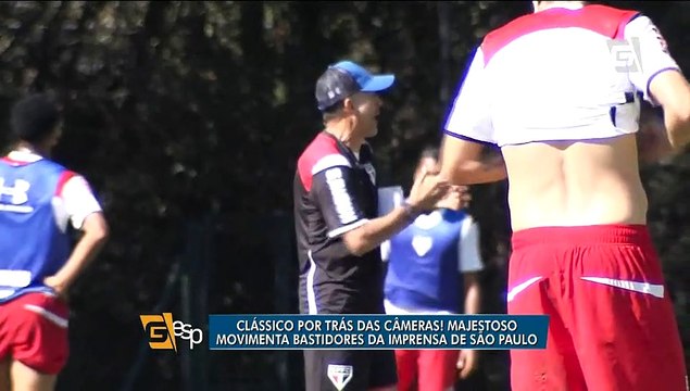 Osorio treina o São Paulo antes de seu primeiro clássico contra o Corinthians