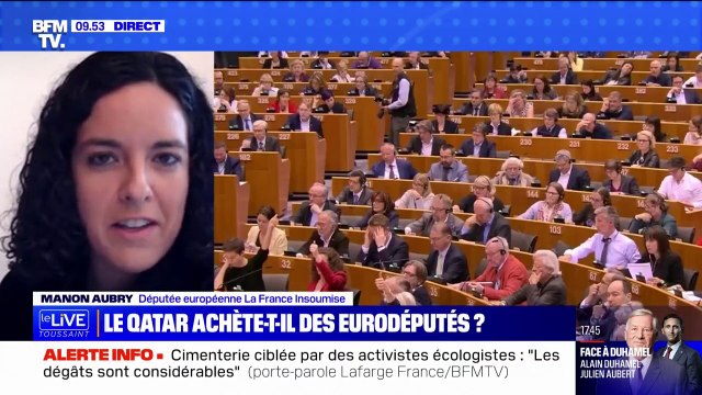 Manon Aubry, eurodéputée LFI: On ne peut pas acheter des députés européens comme on achète des clubs de foot