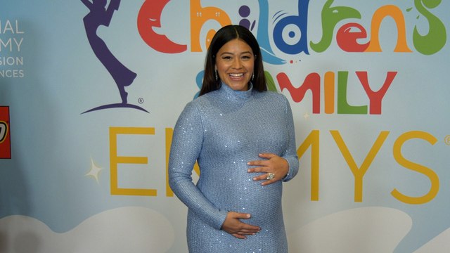 Gina Rodriguez 1st Annual Children's & Family Emmy Awards Purple Carpet in Los Angeles