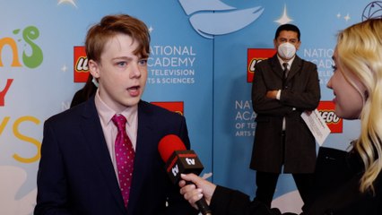 Andy Walken Interview "1st Annual Children's & Family Emmy Awards" in Los Angeles