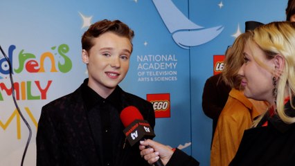 Asher Bishop Interview "1st Annual Children's & Family Emmy Awards" in Los Angeles