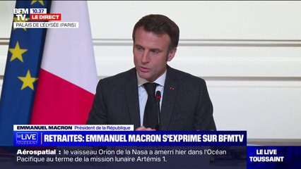 Emmanuel Macron annonce que le projet de loi du gouvernement sur les retraites sera "finalisé le 10 janvier"