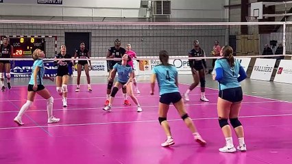 Images maritima: le résumé d'Istres contre Marseille Volley 13 avec des points disputés et d'autres