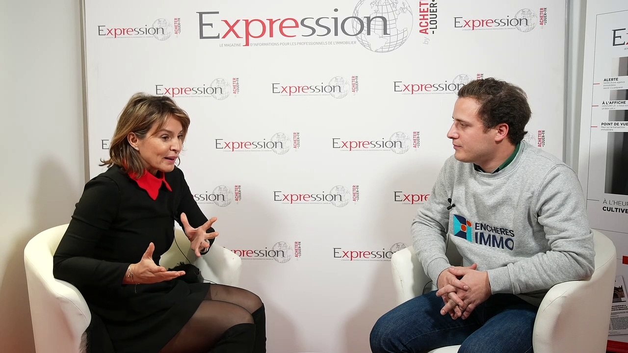 Salon FNAIM 2022 - Interview de Louis Du Clary Co-fondateur et CEO de ENCHERES IMMO réalisée par Stéphanie de Muru