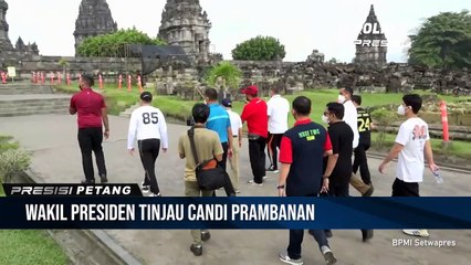 Wapres Meninjau Candi Prambanan