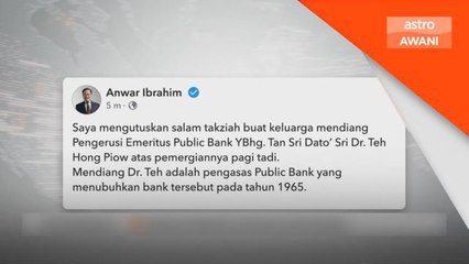 Belasungkawa | Perdana Menteri utuskan salam takziah