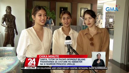 Kylie Padilla, Gabbi Garcia at Sanya Lopez, nag-script reading para sa upcoming Kapuso series | 24 Oras