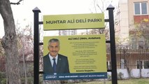 Muhtar Ali Deli'nin anısı, isminin verildiği parkta yaşatılacak