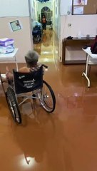 Lar de idosos foi invadido pela água da chuva em Sabará