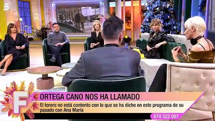 Ana María Aldón, enfadada con Ortega Cano