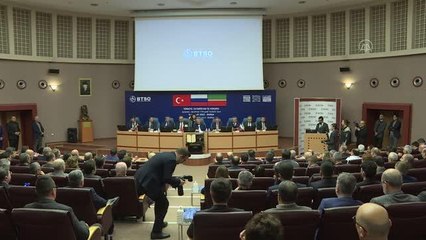 Tataristan Cumhurbaşkanı Minnihanov, "Türkiye-Tataristan İş Forumu"nda konuştu