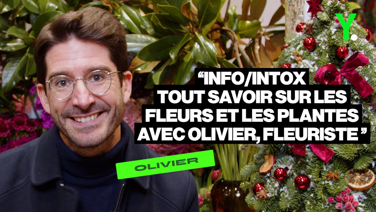 Olivier, fleuriste, démêle le vrai du faux sur les plantes et les fleurs dans Info/Intox