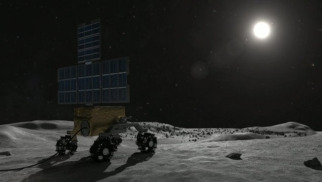 Rover Delivering Wireless Charging On The Moon