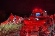 Grave acidente deixa quatro pessoas feridas na PB-393 entre Cajazeiras e São João do Rio do Peixe