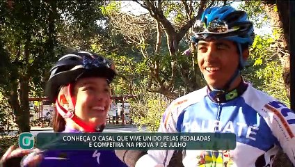Unido pelas pedaladas, casal se prepara para a disputa da Nove de Julho