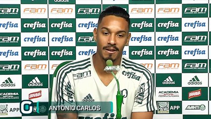 Antônio Carlos fala do clássico, Felipe Melo e da oportunidade no Palmeiras