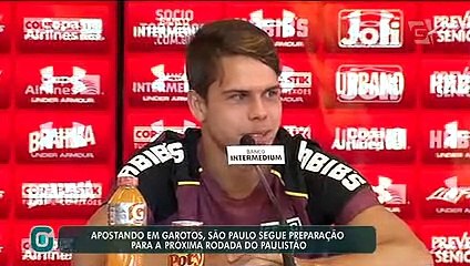 Apostando em garotos, São Paulo segue preparação