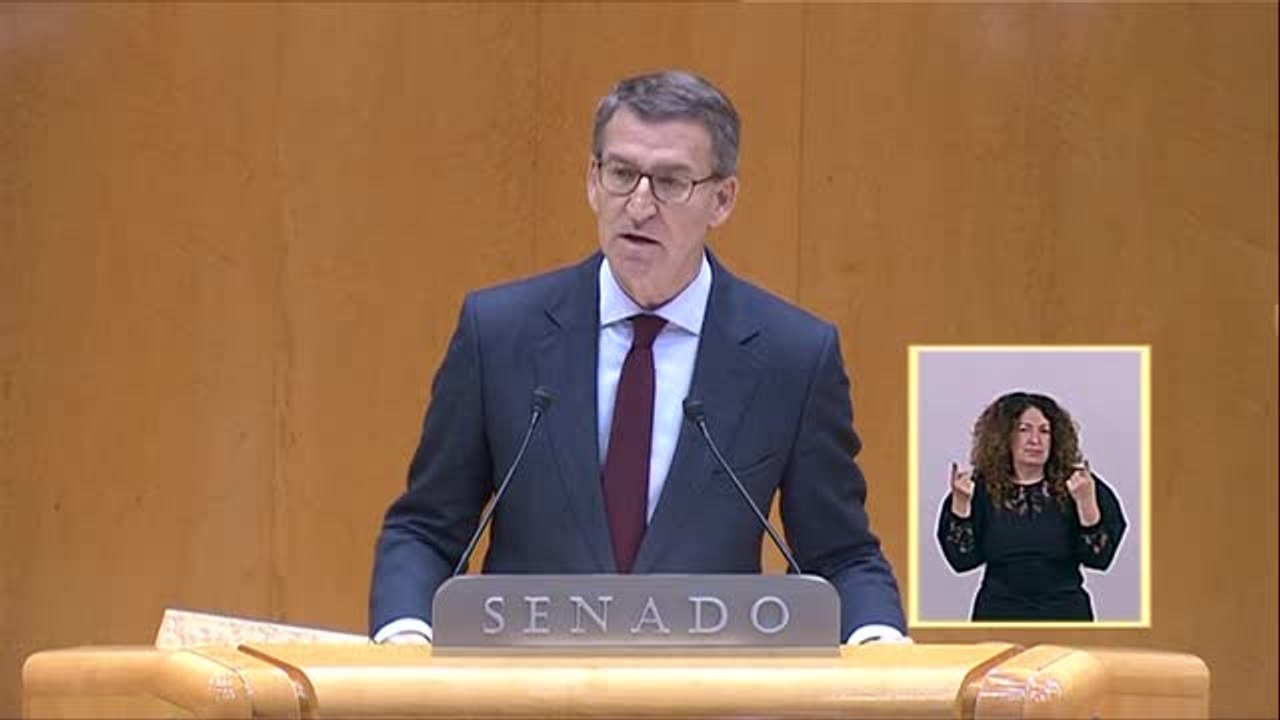 Feijóo: "Podemos exige, el independentismo impone y Sánchez obedece"