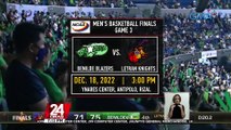 Ang panayam ng GMA Integrated News kay Benilde Blazers coach Charles Tiu kasunod ng kanilang panalo sa game 2 ng NCAA Finals kahapon | 24 Oras